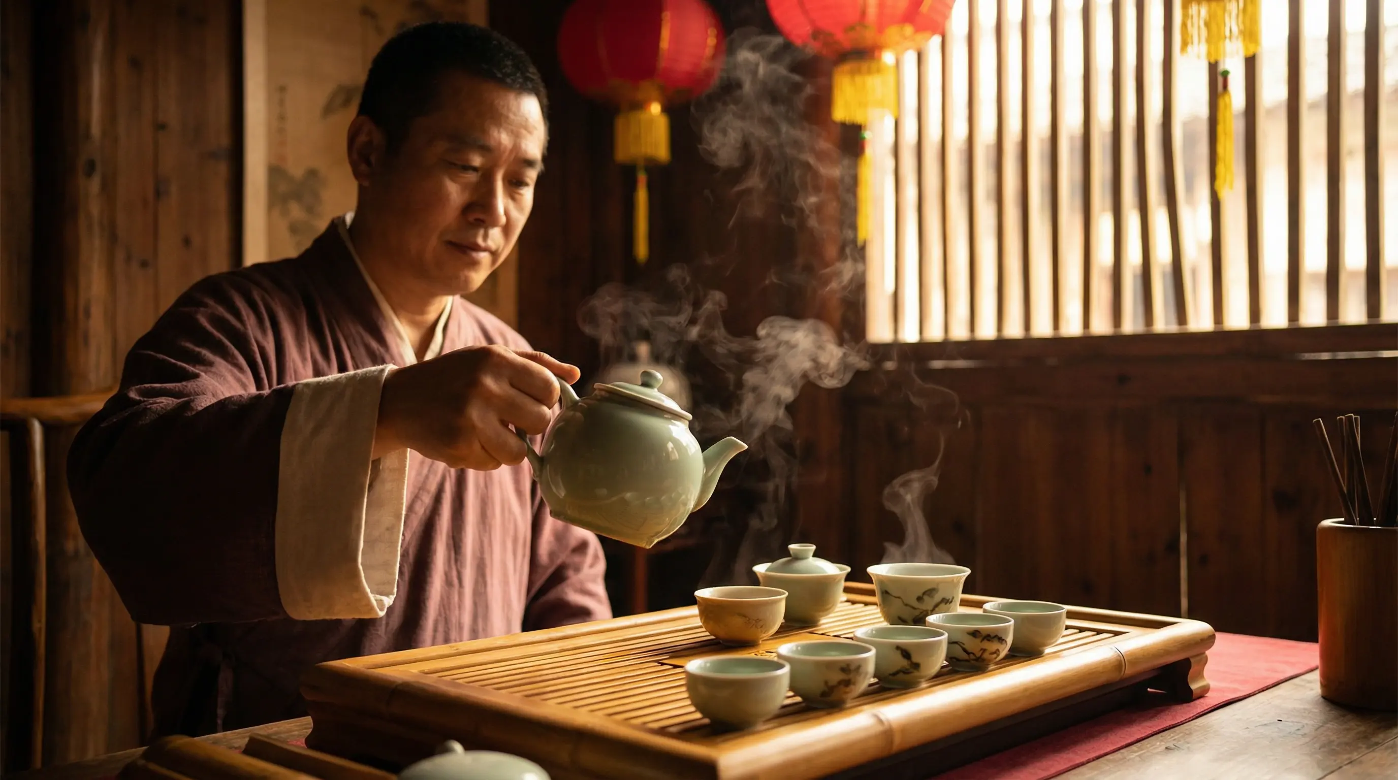 高清刺激自产拍 茶道文化纪录片封面